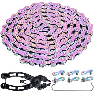 10-speed chains YBEKI bicycle chain 10-speed color bicycle