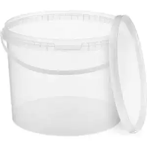 10 liter eimer benbow eimer mit deckel 10l transparent 5x