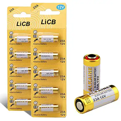 LiCB 12V Alkaline Batterien 10 Stück 23A für verschiedene Geräte