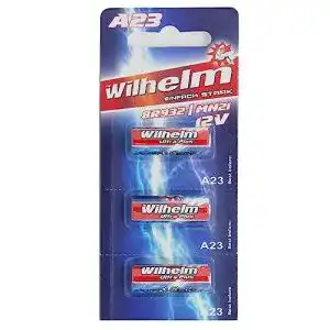 12v batterien wilhelm 3 x a23 12v alkaline batterien mn21