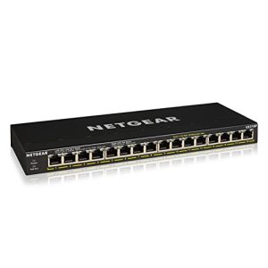 16-Port-Gigabit-Switch Netgear GS316P, Ethernet LAN