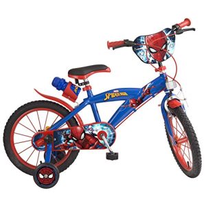 16-tommers barnesykkel Toimsa 876 Bike Boy, Spiderman, 5 til 8