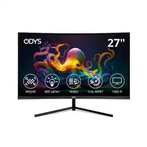 165 hz monitor odys q27 pro 69cm 27 wqhd curved