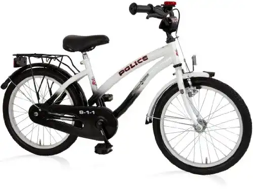 18 Zoll Kinderfahrrad Bachtenkirch Police Cruiser für 5 bis 7 Jahre