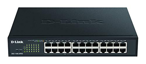 24-Port-Switch D-Link DGS-1100-24PV2/E 24-Port Gigabit PoE