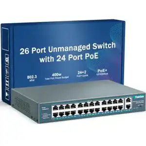 24 port switch yuanley 26 port poe switch 24 poe port