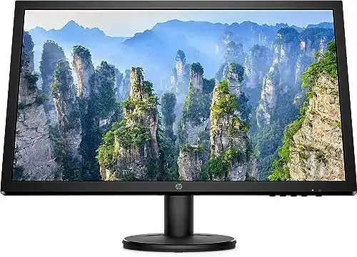 24 Zoll HP V24e Monitor mit Full HD IPS Bildschirm