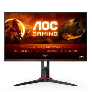27 tommer skærm AOC Gaming 27G2, 27 tommer FHD skærm, 144 Hz