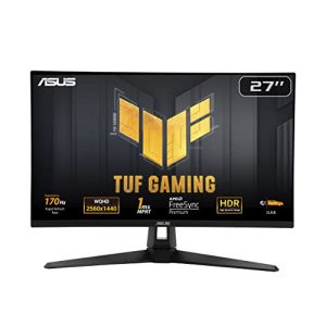 Monitor de 27 polegadas com alto-falantes ASUS TUF Gaming VG27AQA1A