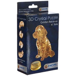 3D puzzle HCM Kinzel 59122 Jeruel 59122-Crystal Puzzle, Golden