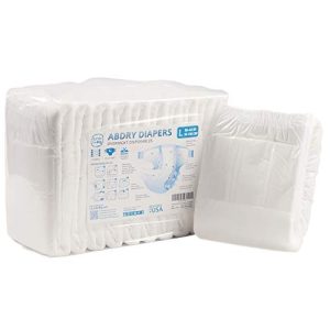 Abdl diaper LittleForBig diapers 10 pieces-ABDry white
