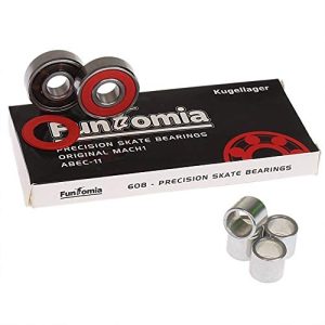 ABEC-9 ball bearings Mach1 FunTomia 8 pieces 608 2RS ABEC-9