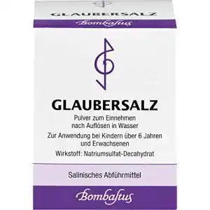 Abfuehrmittel unbekannt bombastus glaubersalz 100 g pulver