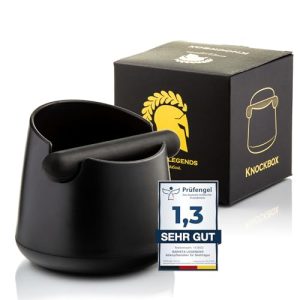 Barista Legends ® knock-off container for portafilter matt black