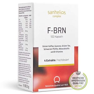 Fogyókúrás tabletták Sanhelios F-BRN komplex kapszula, zöld tea