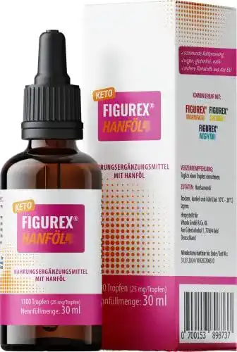 Hanföl Tropfen zur Unterstützung der ketogenen Ernährung