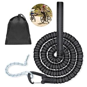Corda de reboque para bicicleta Raweao infantil 3m, elástica, corda de reboque