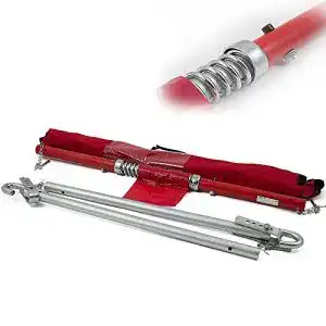 Abschleppstange bituxx pkw kfz auto 3t mit feder