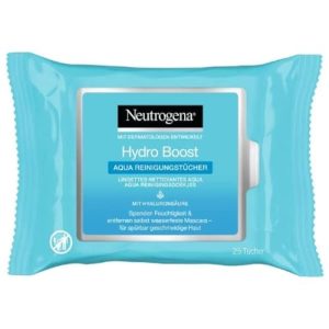 Neutrogena Hydro Boost makeup remover wipes, Aqua