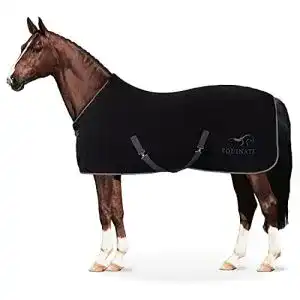 Abschwitzdecke equinate nevada aus fleece mit widerristpolster