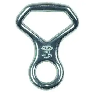 Abseilachter climbing technology otto curved 2d60500 x