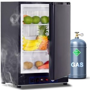 Absorpsjonskjøleskap SMETA gass campingkjøleskap 12V 230V