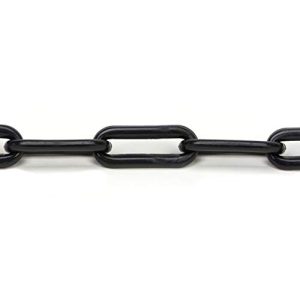 Barrier chain Marwotec connecting elements 25m black, 6mm