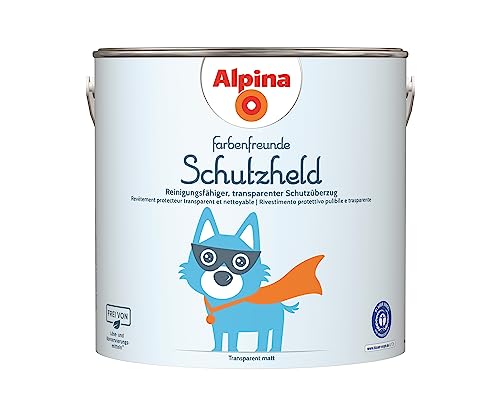 Abwaschbare Wandfarbe Alpina Farbenfreunde Schutzheld 2,5 L