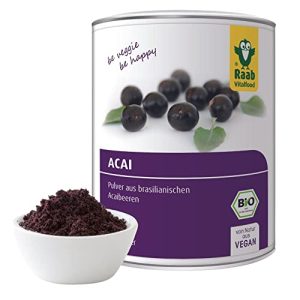 Acai bær Raab Vitalfood økologisk acai pulver med polyfenoler