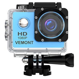 Action-Cam VEMONT 1080p 12MP Action Kamera Full HD, 2 Zoll