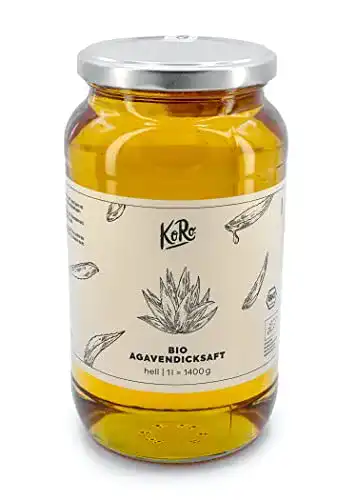 Agavendicksaft KoRo, Bio hell 1 l mit reduziertem Zuckeranteil