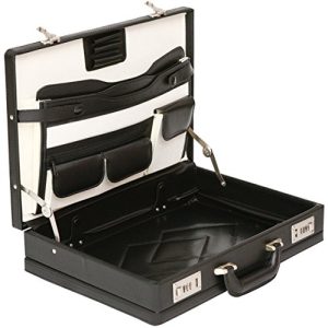 Koffert TASSIA Business med ekspansjonsfold, attachékoffert