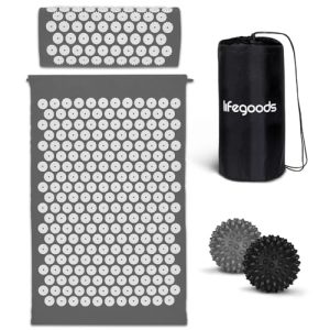 LifeGoods acupressure mat, with cushion – accupressure mat