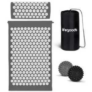 Akupressurmatte lifegoods mit kissen akkupressmatte