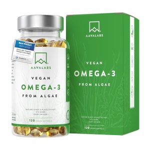 Algae oil AAVALABS Omega 3 vegan high dosage 1100mg