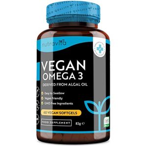 Óleo de algas Nutravita Vegan altamente eficaz Omega 3 2000mg