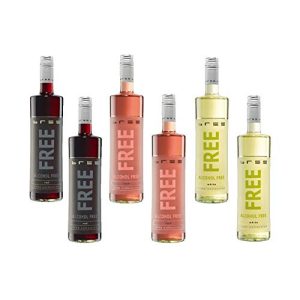 Alkoholfreier Wein Bree Free, Probierpaket, Rot, Rosé, Weiß