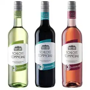 Alkoholfreier wein schloss sommerau 3er paket weiss rotwein