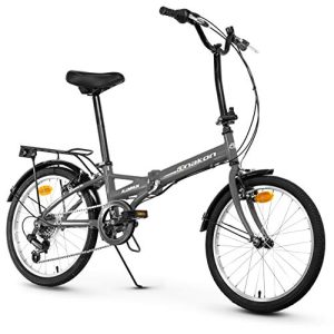 Bicicleta dobrável de alumínio Anakon unissex adulto bicicleta dobrável esportiva dobrável