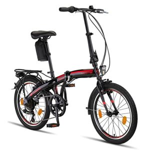 Bicicletta pieghevole in alluminio Licorne Bike CONSERES Bicicletta pieghevole premium, bici pieghevole