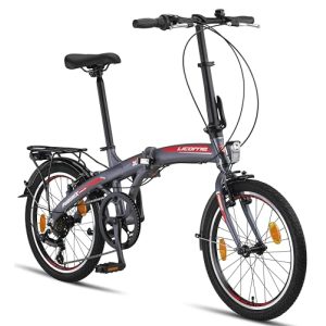 Bicicleta plegable de aluminio Licorne Bike Phoenix Bicicleta plegable de aluminio de 20 pulgadas