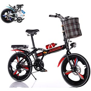 Bicicleta plegable de aluminio XQIDa bicicleta plegable duradera en adultos de 20 pulgadas