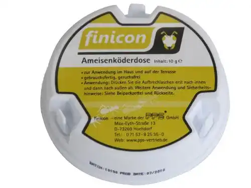 Ameisenköderdose Finicon 10 Gramm für effektive Ameisenbekämpfung