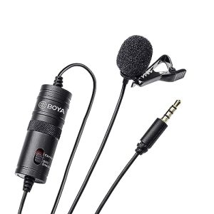 Boya by-M1 omnidirectional clip-on microphone, condenser