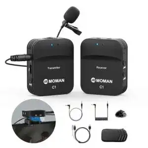 Ansteckmikrofon moman lavalier funkmikrofon camcorder