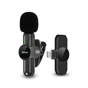 SNZIYAG Wireless Lavalier Clip-on Microphone for Android