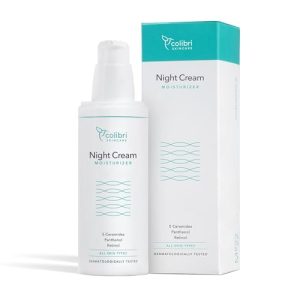Anti-wrinkle cream colibri skincare night care, retinol and hyaluronic acid