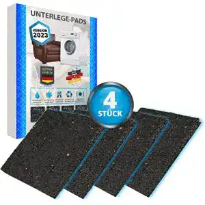 Antivibrationsmatte eles vida 4 stueck 9x9x1 cm waschmaschine