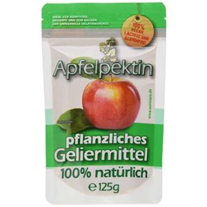 Pectina de maçã EUROVERA alternativa vegana à gelatina, 125 g