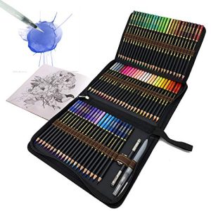 Crayons aquarelle professionnels TVGO, ensemble de 72 crayons de couleur aquarelle